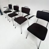 Set of 4 vintage Gispen chairs, 1960s