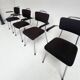 Ensemble de 4 chaises vintage Gispen, années 1960