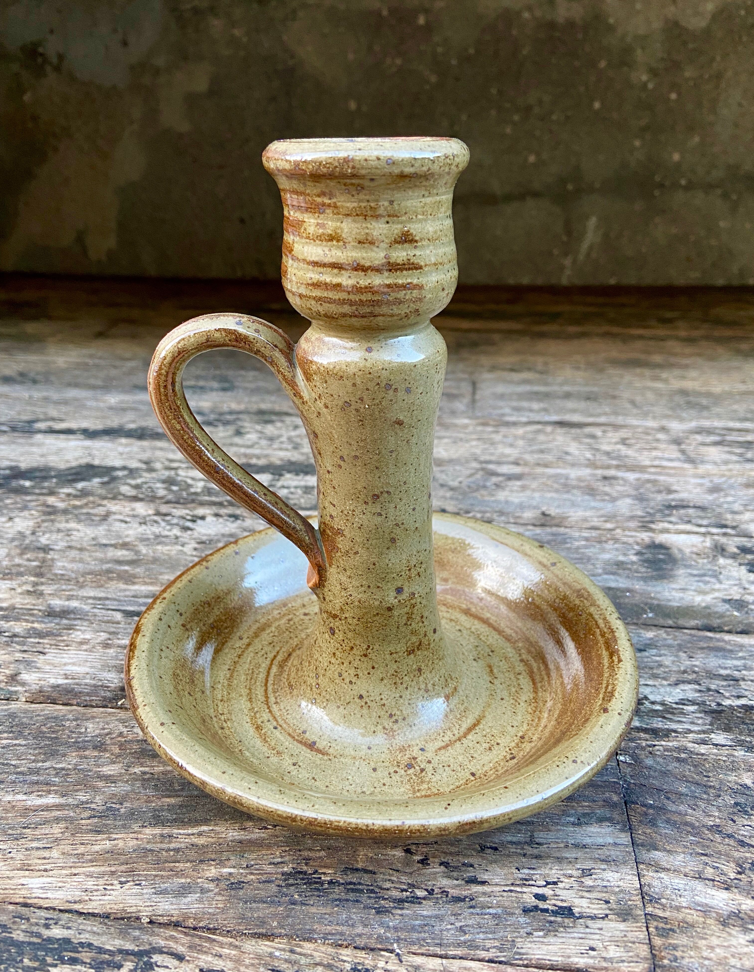 Sandstone candle holder