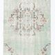 3x9 Light Green Persian Vintage Runner Rug, 81x282Cm