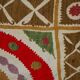 Vintage Turkish hand-knotted rug 124x138 cm