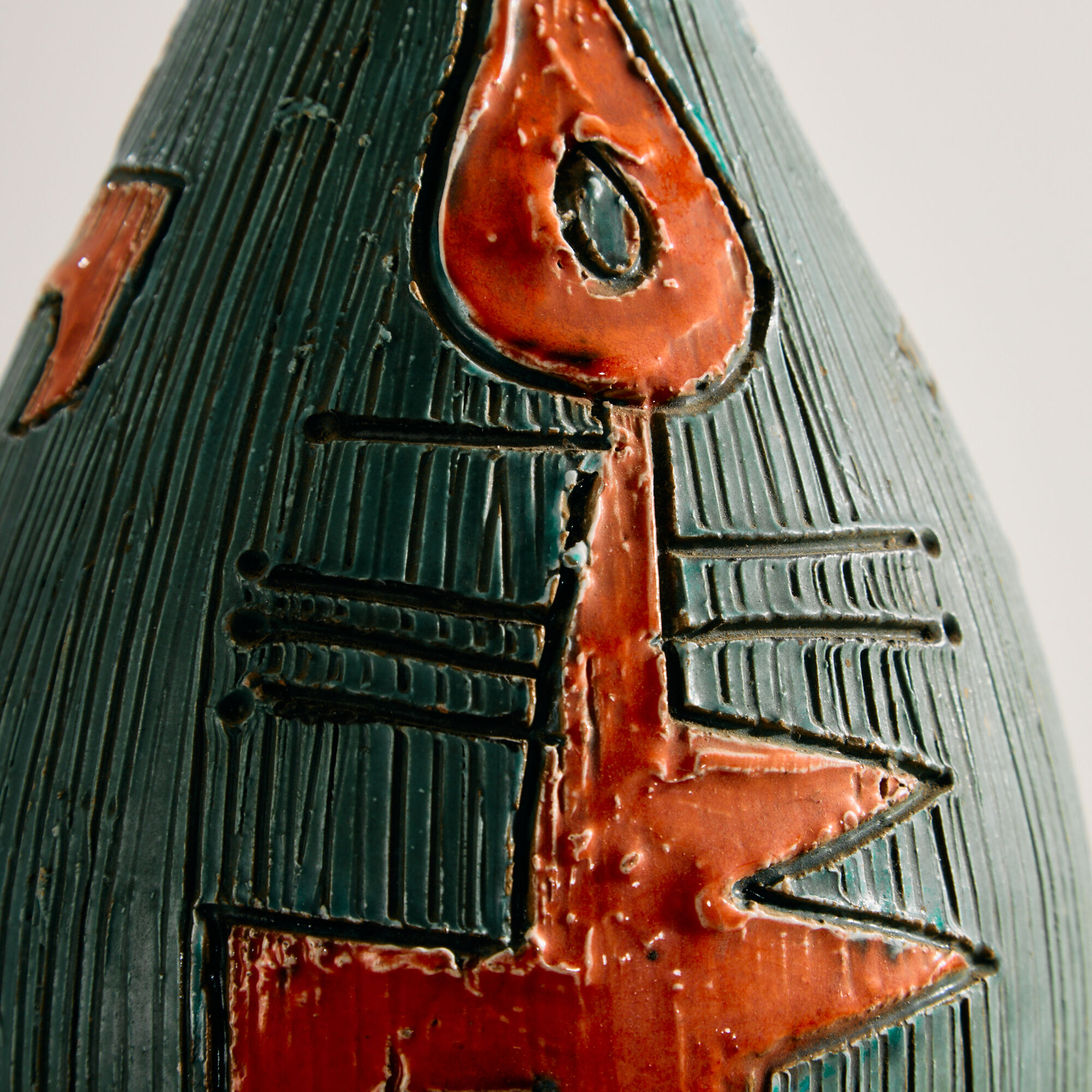 Ceramic table lamp by Jiří Georges & Paul Pannier