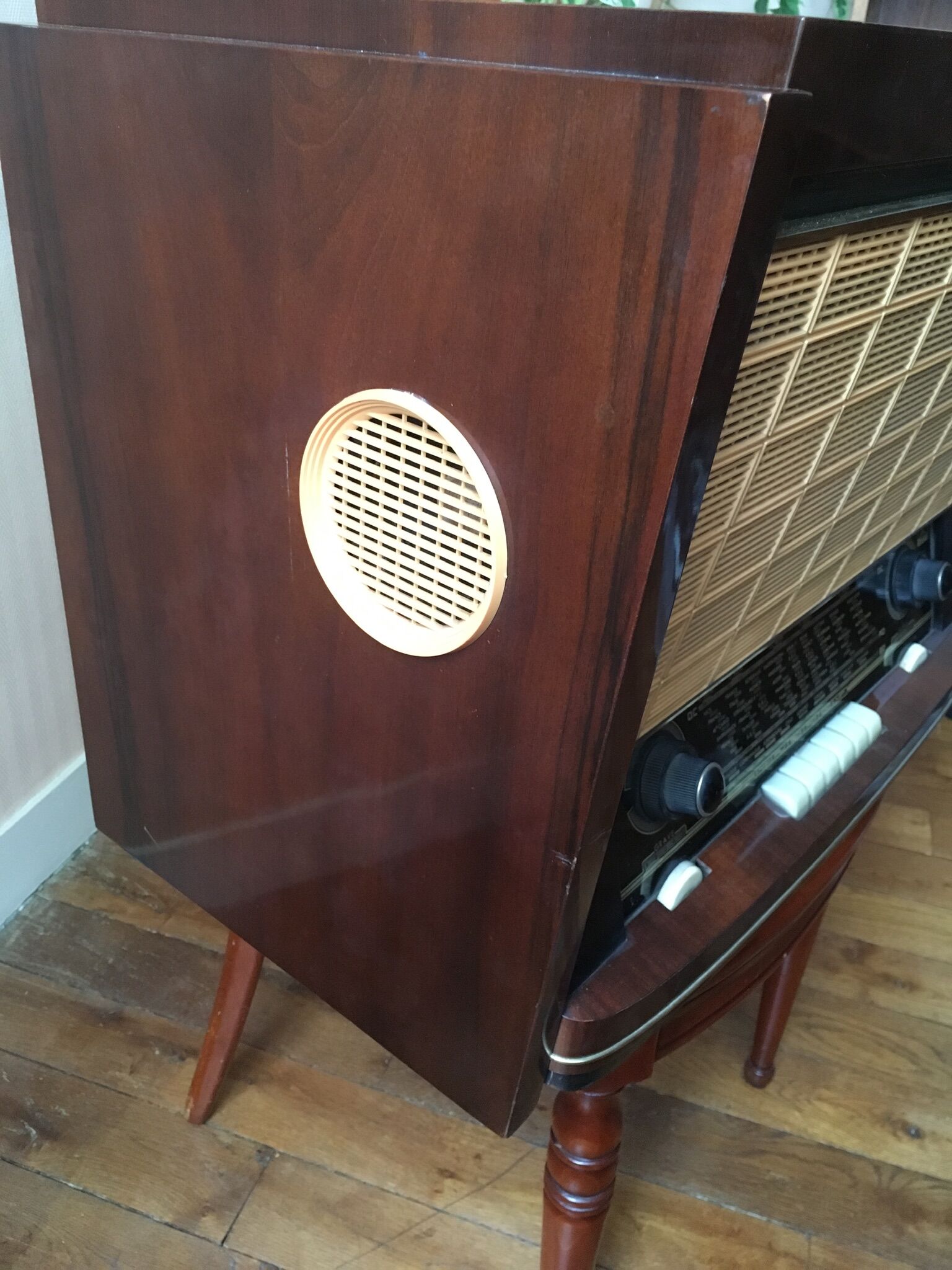 Radio record player the voice of his master Pathé Marconi