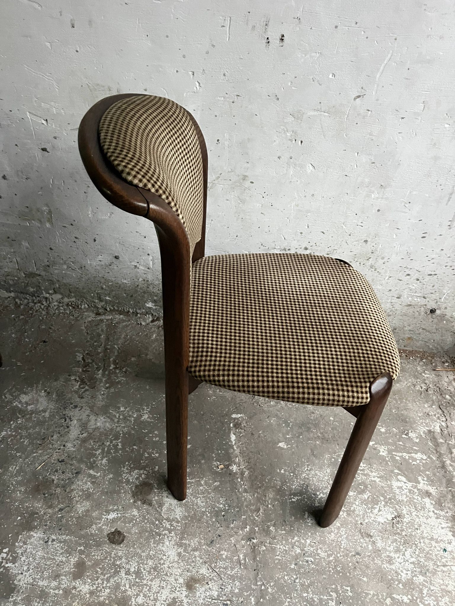 Chaises de salle à manger vintage à dossier incurvé – lot de 6