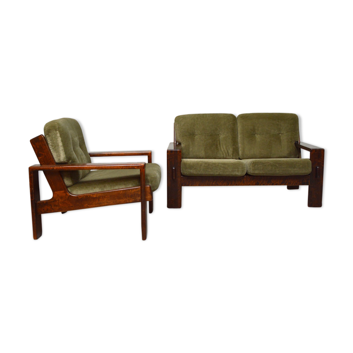 Sofa 2 places and a Chair "Bonanza" by Esko Pajamies for Asko