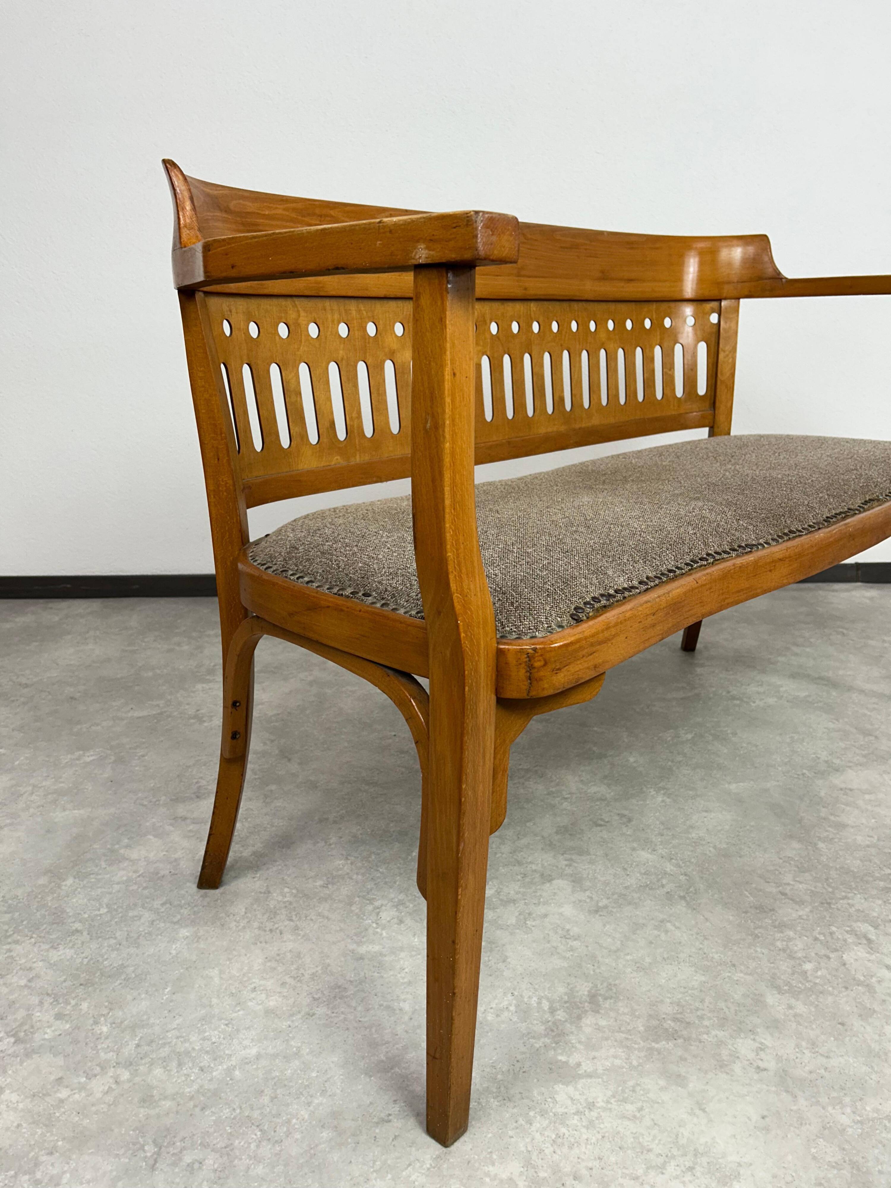 Bench/Sofa Vienna Secession by Otto Wagner executed by Pancota Vienna
