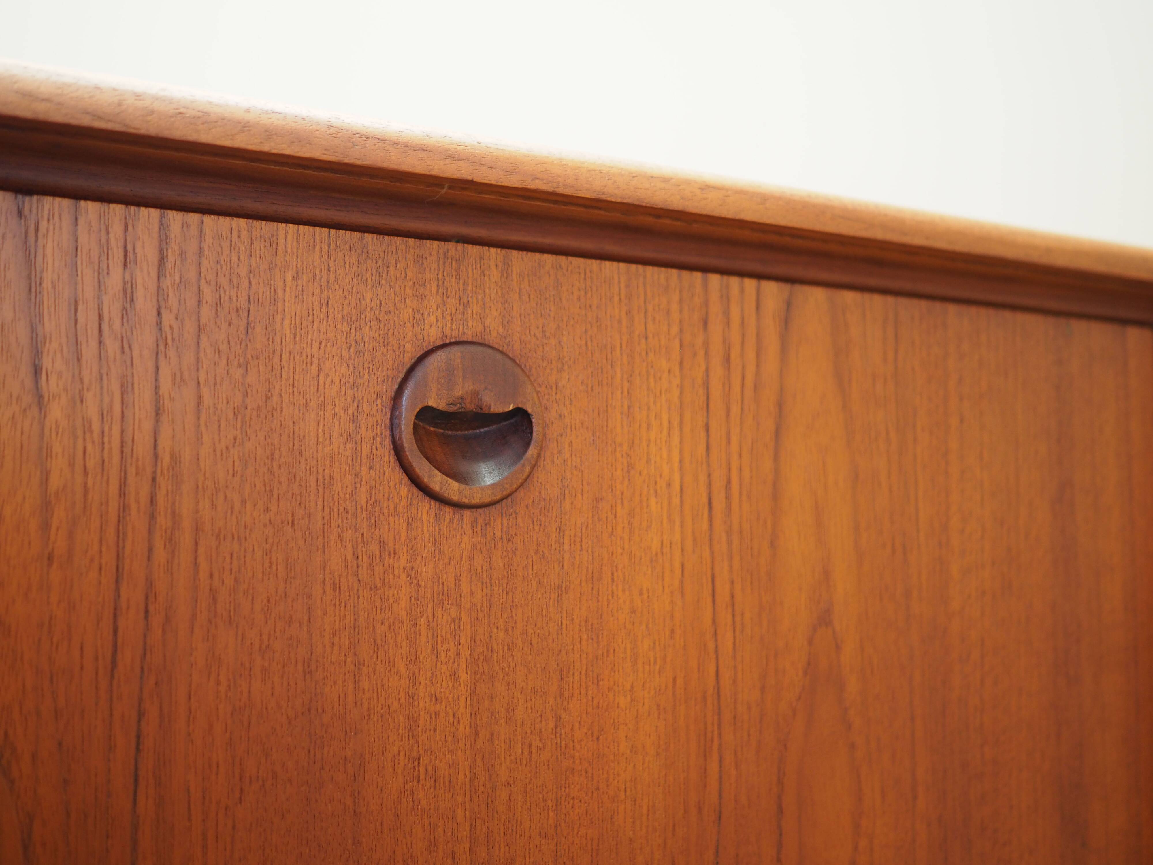 High teak sideboard, Danish design, 1970s, production: Denmark