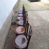Thonet or Fischel bistro chair set of 7
