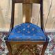 Set of 4 "Gondole" chairs in Empire style made of mahogany.