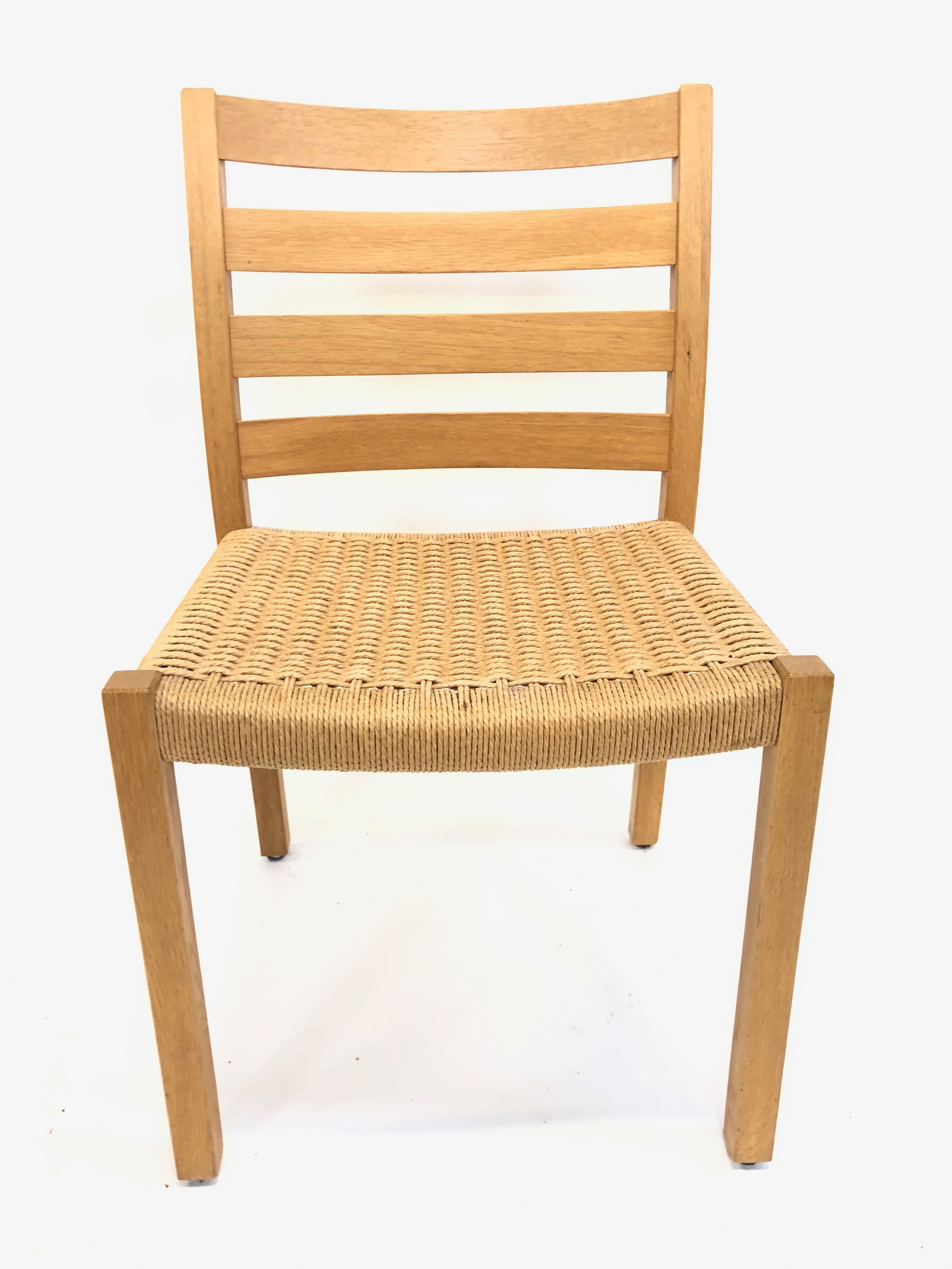 Vintage chair JL Muller M-belfabrik model No. 408 design 1960 Denmark