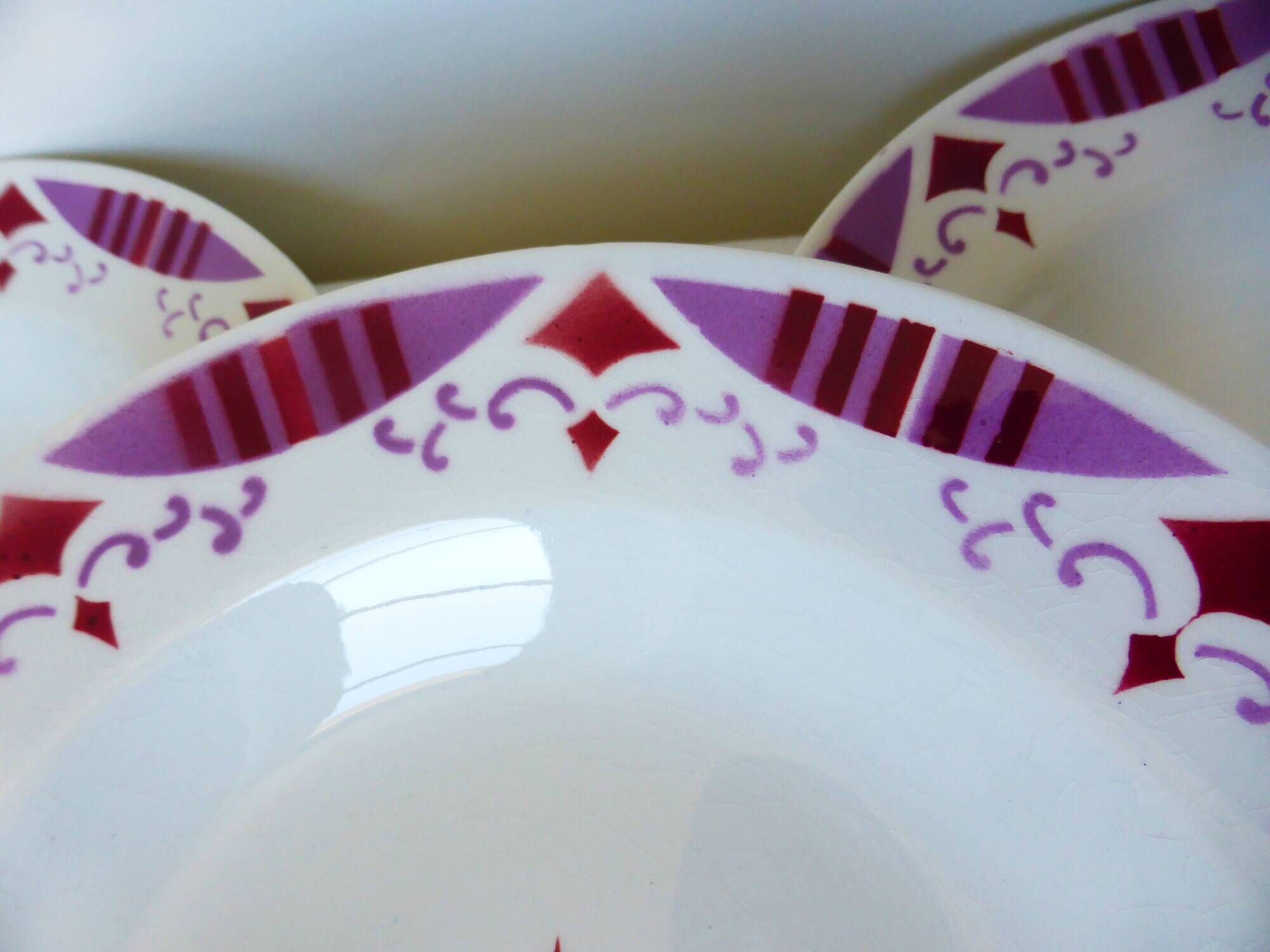 4 deep plates from the Moulin des Loups and Hamage Madeleine 2106203