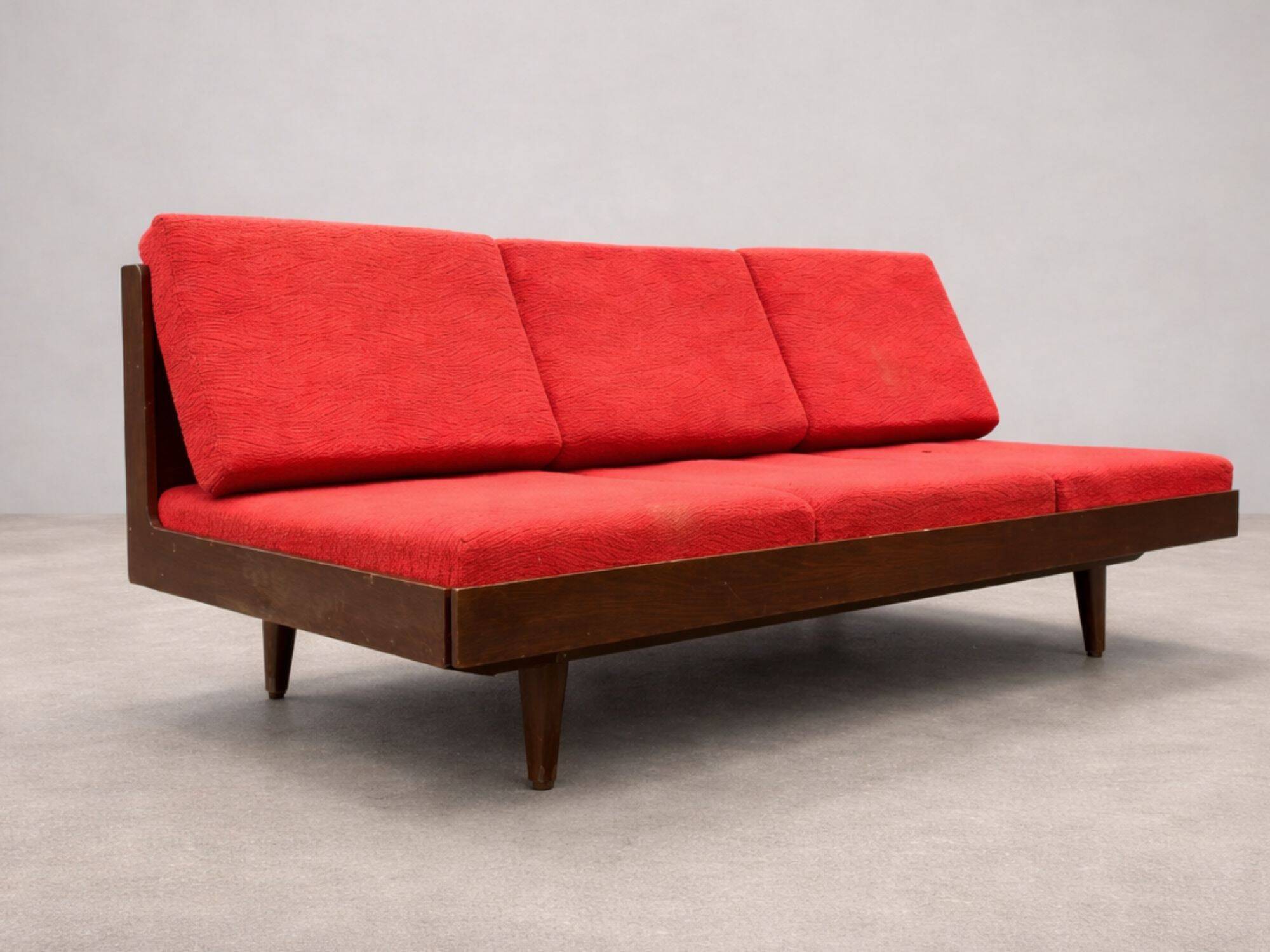 Mid-century folding sofa bed by Jitona, Czechoslovakia, 1970s