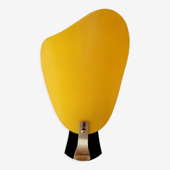 Vintage wall lamp 60s 70 yellow