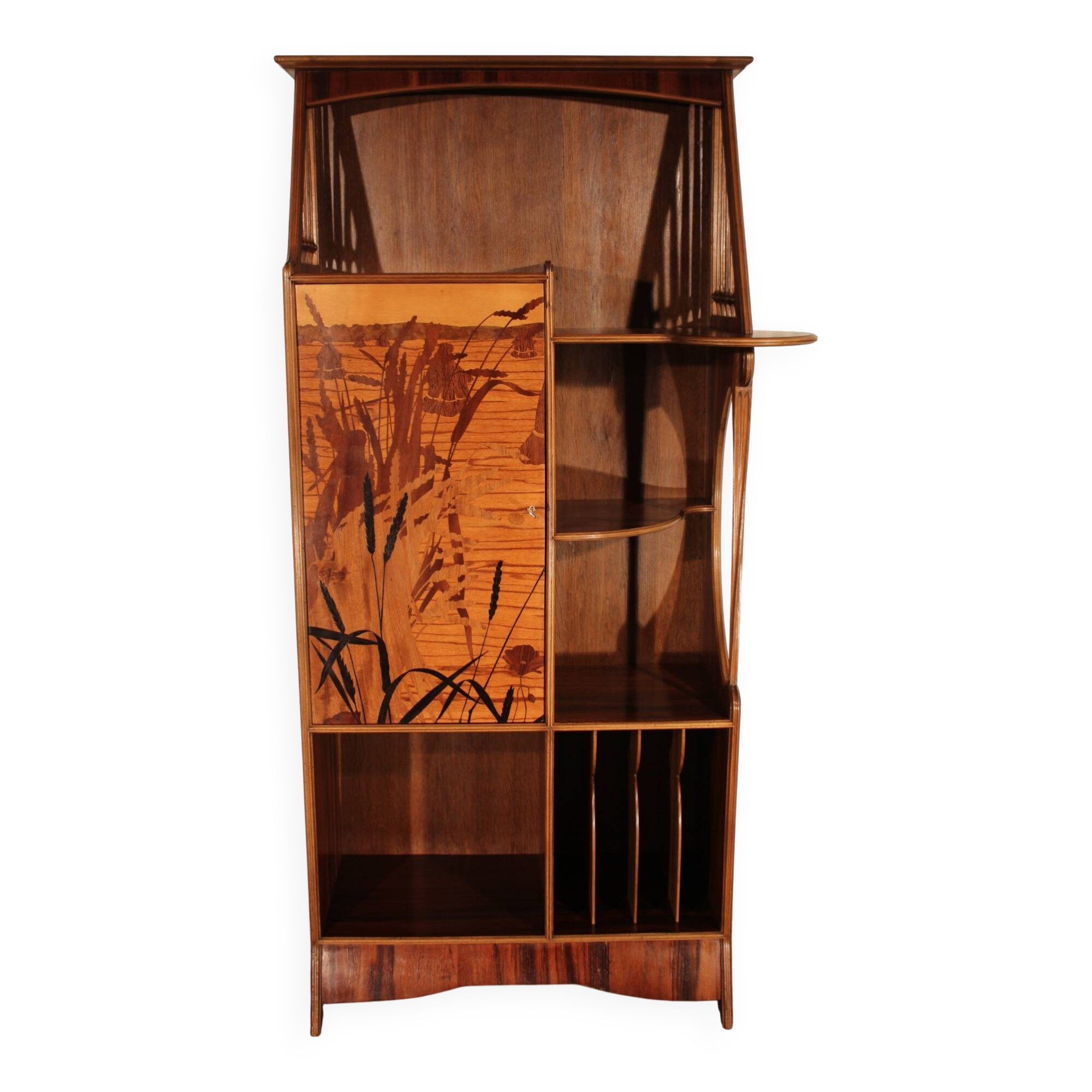 Art Nouveau shelf furniture