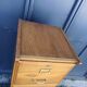 Oak curtain binder notary furniture 4 drawers
