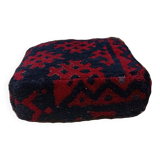 Handmade Berber pouf in wool 60 X 60 X 20 CM