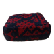 Handmade Berber pouf in wool 60 X 60 X 20 CM
