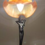 Swan neck lamp signed tief