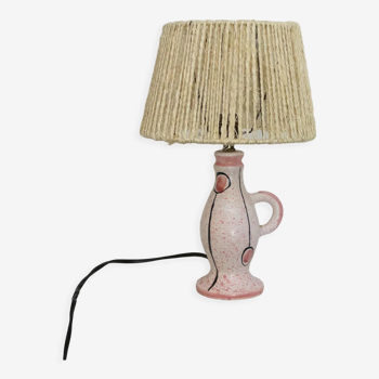 Lampe en céramique années 60