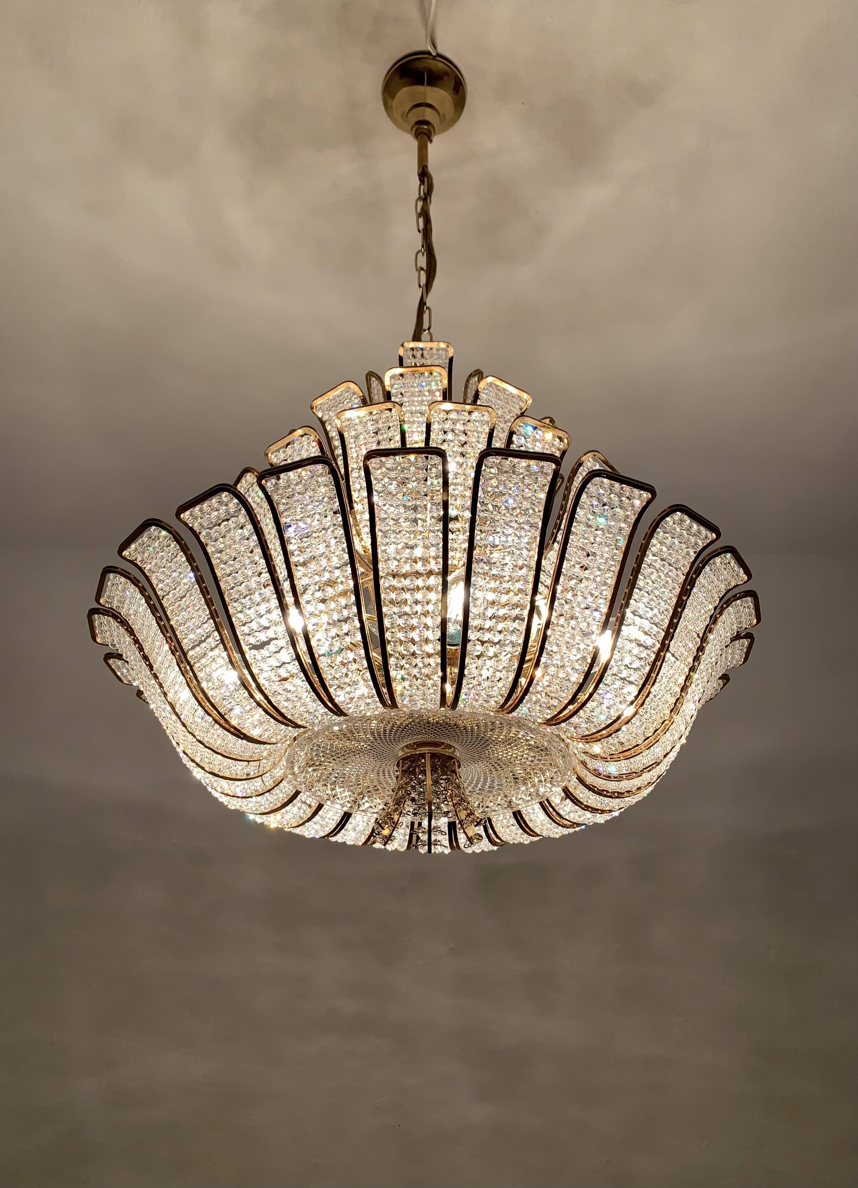 Lustre en cristal de Palwa