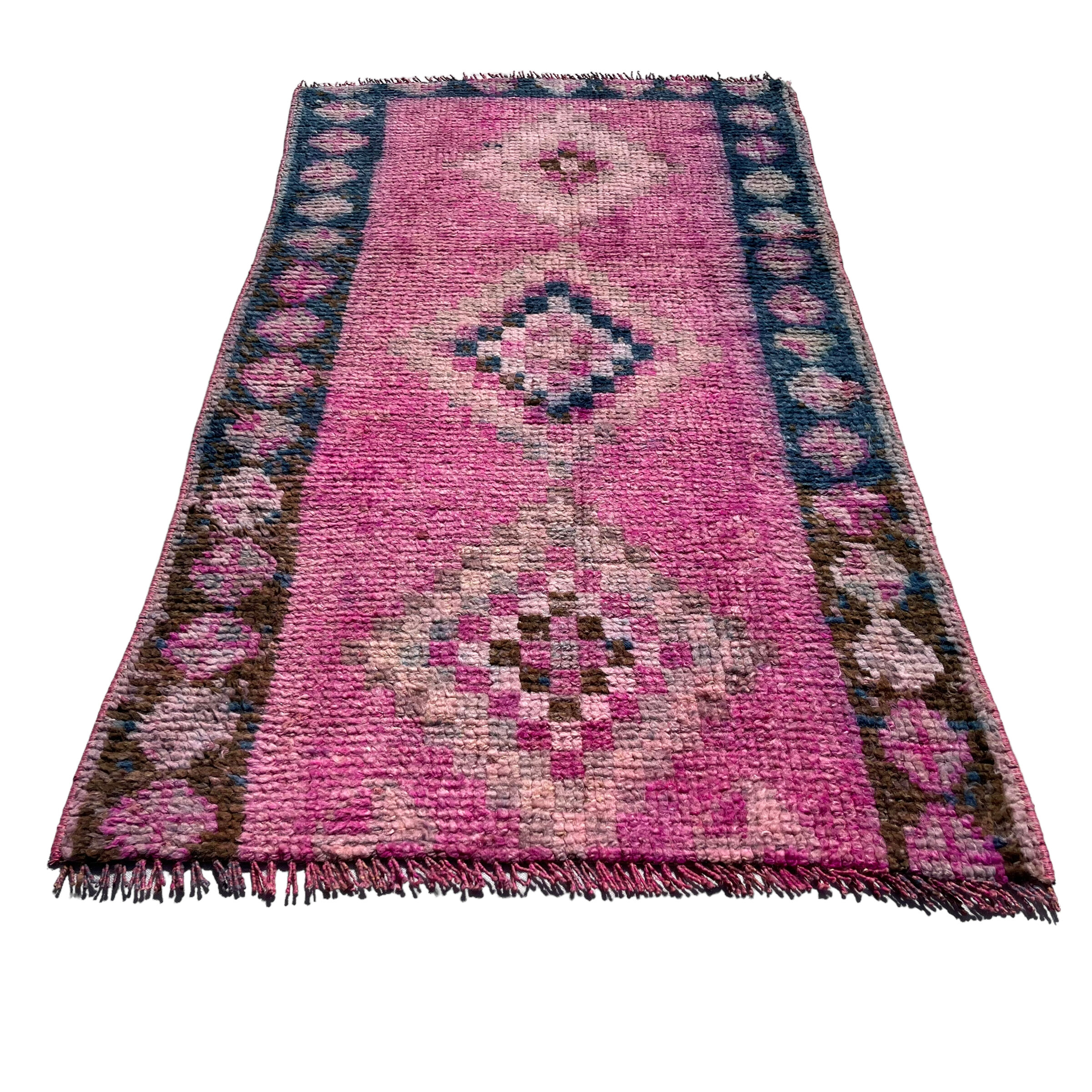 Vintage Kurdish Herki Rug , 142 x 80 cm