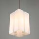 Vintage italian plexiglass tower pendant lamp