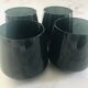 Smoked glass water tumbler