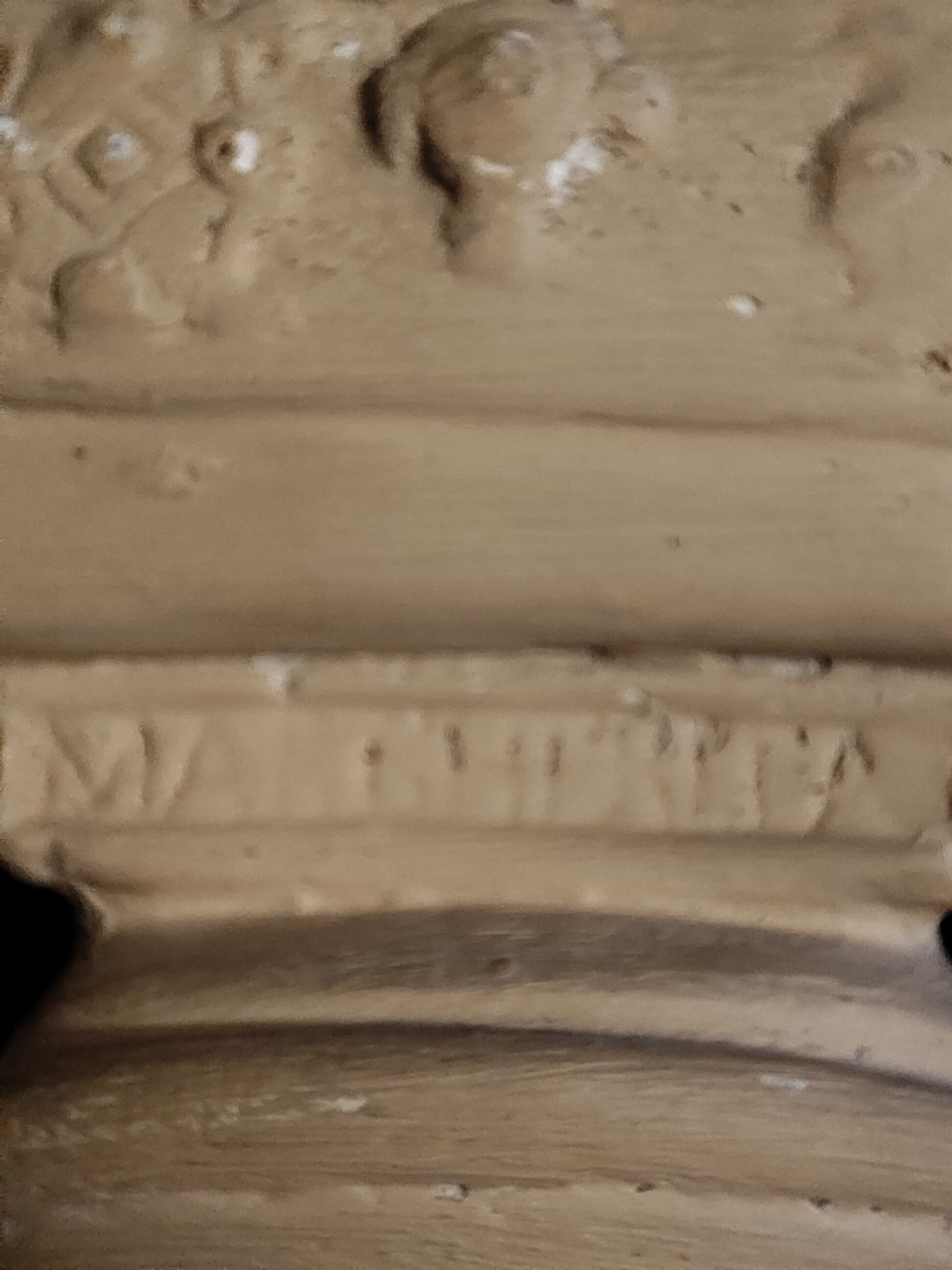 Plaster busts "margherita and faust" from the 50s