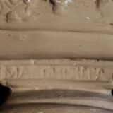 Plaster busts "margherita and faust" from the 50s