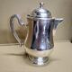Italian hotel teapot made of silver metal