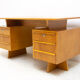 Bureau en bois de hêtre du milieu du siècle, années 1970, Tchécoslovaquie