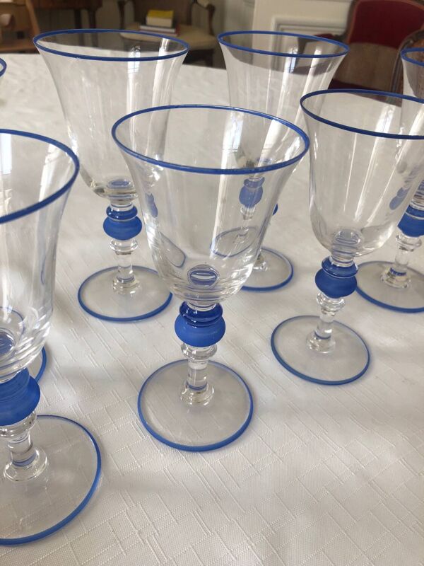 Lot de 7 verres à pied Paco Rabanne