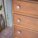Vintage drawer unit, Art Deco wooden furniture, chest of drawers, tallboy.