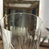 Cut crystal wine glasses