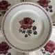 Set of 7 flat plates Badonviller Germaine