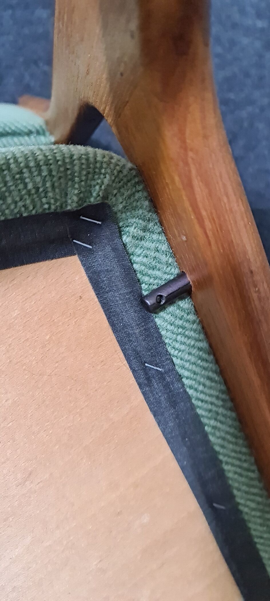 Set of four vintage Danish design dinning chairs by M mobil