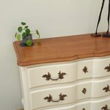 Creme white chest of drawers