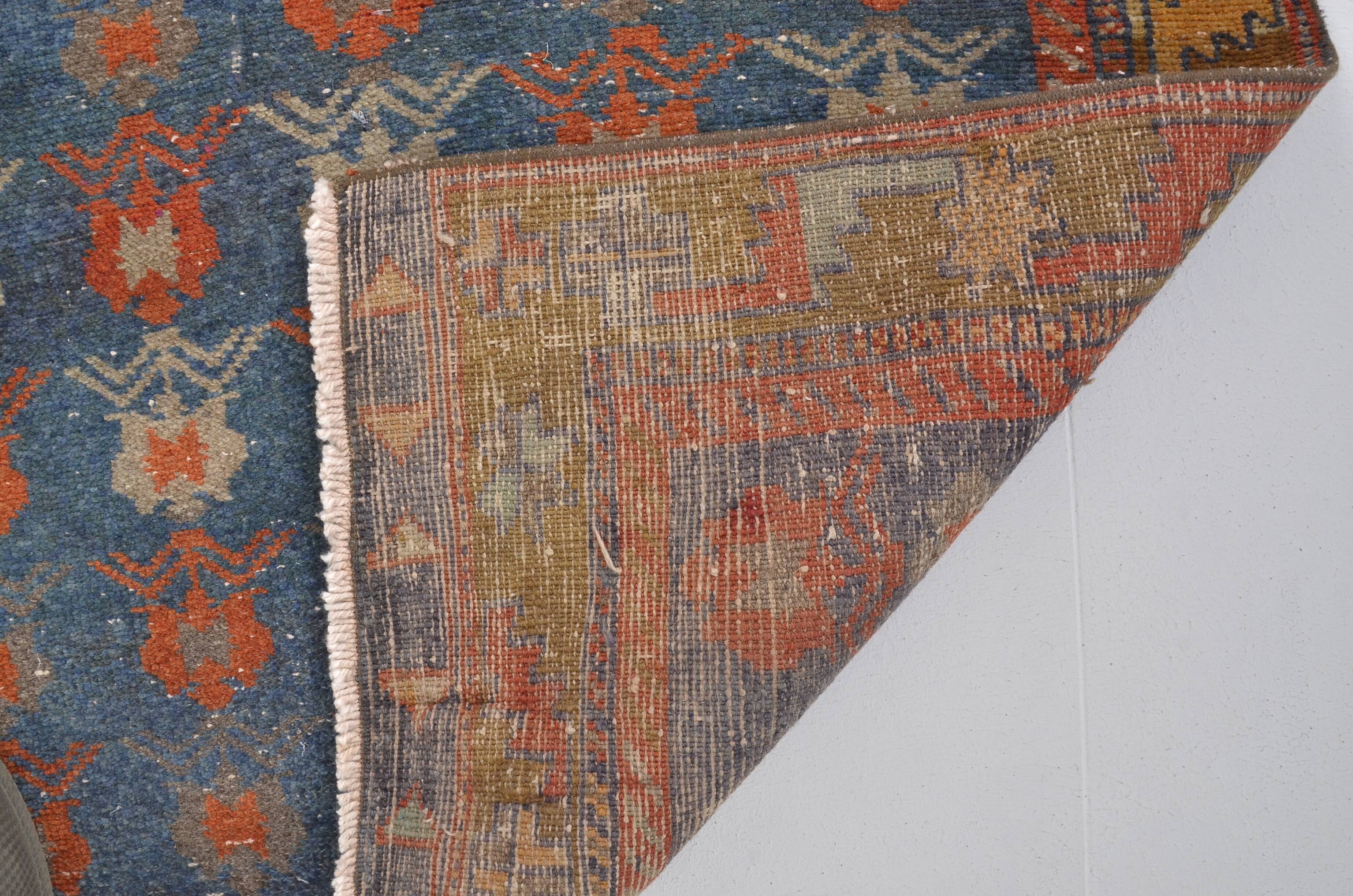 Geometric Design Oushak Runner Rug sku 2540