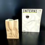 Paper Bag Ceramic Vase by Tapio Wirkkala for Rosenthal