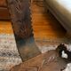 Ancienne chaise tripode de traite