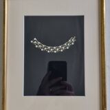 Gouache originale des années 1930 – Prototype de collier en perles par un joaillier de New York