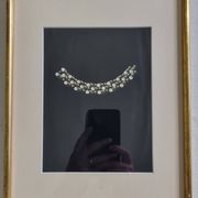 Original 1930s Gouache – Prototype of a Pearl Necklace by a New York Jeweler