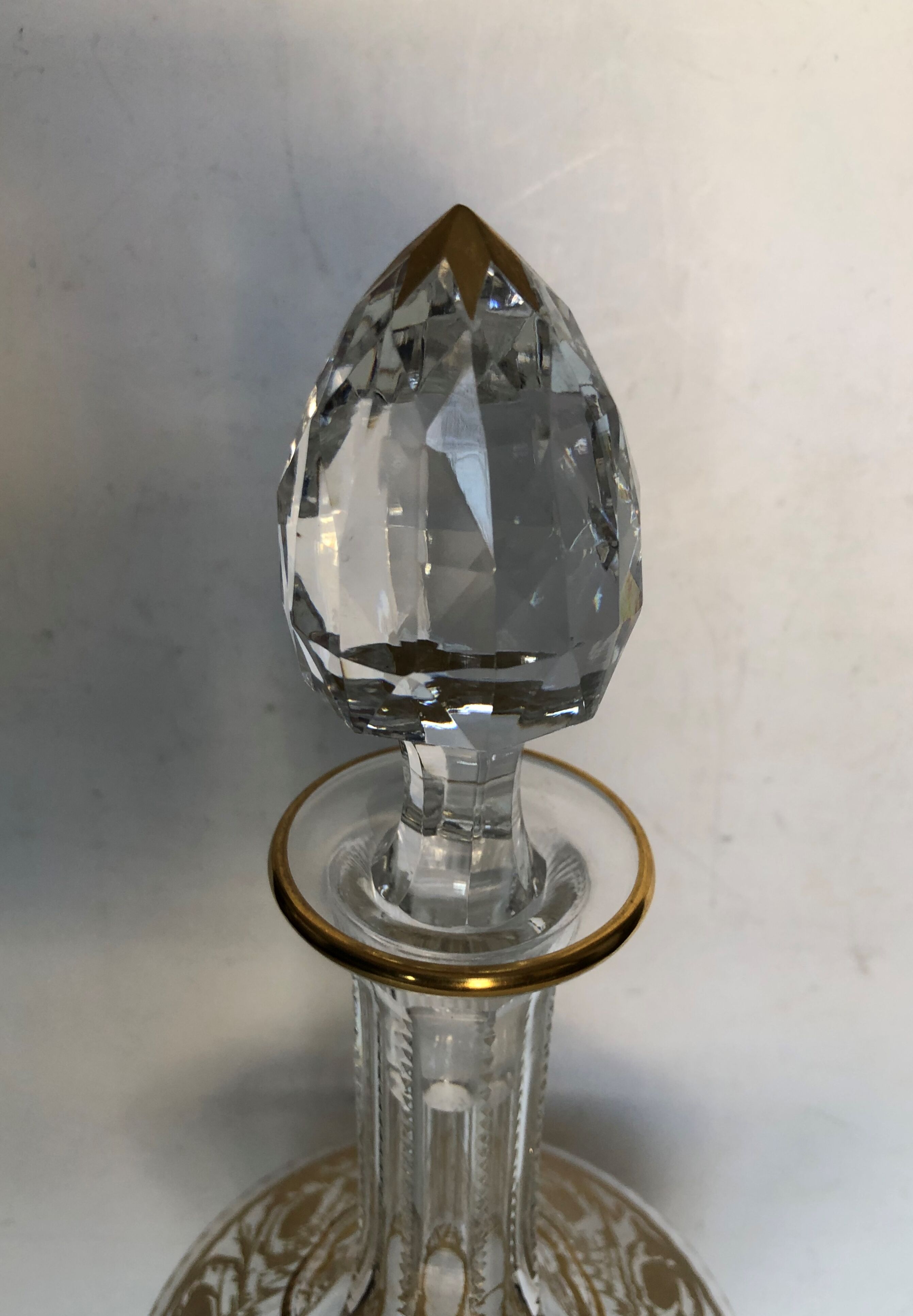 Saint Louis crystal decanter model Thistle