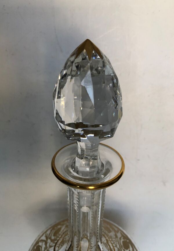 Carafe en cristal de Saint Louis modèle Thistle