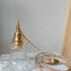 Suspension baladeuse vintage en verre