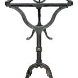 60s Parisian cast iron and marble bistro table