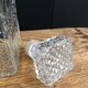 Chiseled whisky carafe