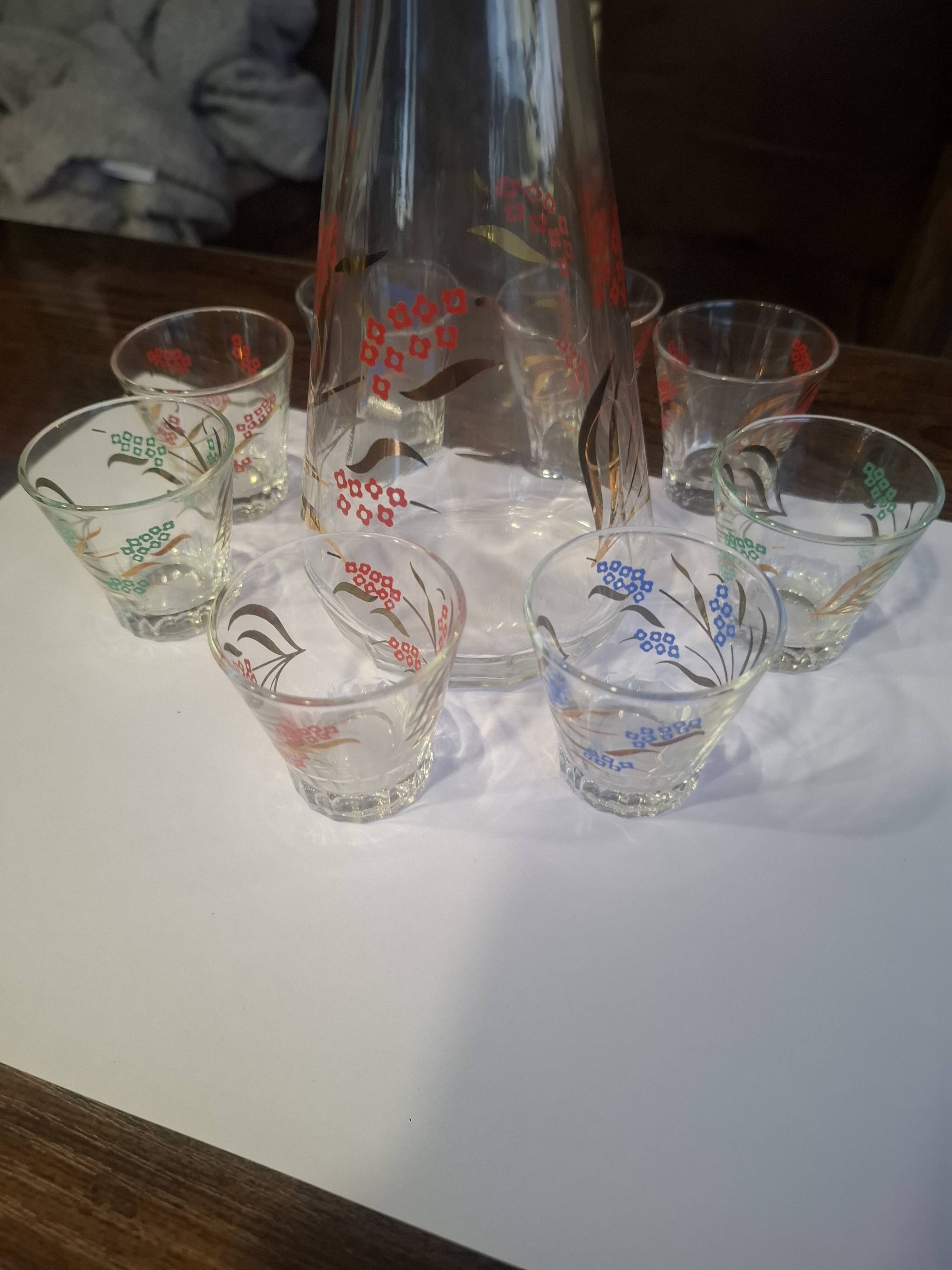 Ensemble service  à liqueur