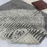 Handmade wool Berber rug 292 X190 CM