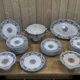 Table service in earthenware of Gien late nineteenth century